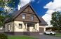 Одноэтажный жилой дом с мансардой, гаражом и террасой Rg5464z (Зеркальная версия) Вид2