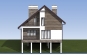 Одноэтажный жилой дом с мансардой, террасой, гаражом и балконами Rg5467z (Зеркальная версия) Фасад4