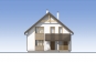 Одноэтажный дом с мансардой и террасой Rg5468 Фасад1