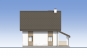 Одноэтажный дом с мансардой и террасой Rg5468z (Зеркальная версия) Фасад4