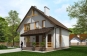 Одноэтажный дом с мансардой и террасой Rg5468z (Зеркальная версия) Вид2