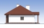 Одноэтажный жилой дом с террасой Rg5473z (Зеркальная версия) Фасад2