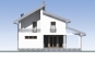 Одноэтажный жилой дом с мансардой, террасой и балконом Rg5477 Фасад3