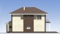 Двухэтажный жилой дома с гаражом, террасой и балконами Rg5478z (Зеркальная версия) Фасад4