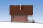 Проект одноэтажного дома с мансардой и террасой Rg5482z (Зеркальная версия) Фасад4