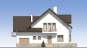 Одноэтажный  дом с мансардой, террасой и гаражом Rg5484 Фасад1