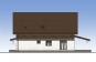 Одноэтажный дом с мансардой и террасой Rg5486z (Зеркальная версия) Фасад2
