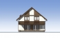 Одноэтажный дом с мансардой и террасой Rg5486z (Зеркальная версия) Фасад3