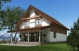 Одноэтажный дом с мансардой и террасой Rg5486z (Зеркальная версия) Вид4