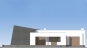 Проект одноэтажного дома с гаражом и террасами Rg5487 Фасад1
