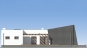 Проект одноэтажного дома с гаражом и террасами Rg5487z (Зеркальная версия) Фасад3