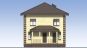 Проект индивидуального двухэтажного жилого дома с чердаком и террасами Rg5491 Фасад1