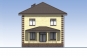 Проект индивидуального двухэтажного жилого дома с чердаком и террасами Rg5491z (Зеркальная версия) Фасад3