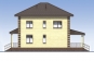 Проект индивидуального двухэтажного жилого дома с чердаком и террасами Rg5491z (Зеркальная версия) Фасад4