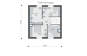 Проект индивидуального одноэтажного жилого дома с мансардой Rg5493 План4