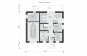 Проект индивидуального одноэтажного жилого дома с мансардой, террасой, гаражом и балконами Rg5494 План2