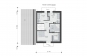 Проект индивидуального одноэтажного жилого дома с мансардой, террасой, гаражом и балконами Rg5494 План4