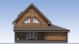 Проект индивидуального одноэтажного жилого дома с мансардой и гаражом Rg5495z (Зеркальная версия) Фасад3