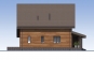 Проект индивидуального одноэтажного жилого дома с мансардой и гаражом Rg5495z (Зеркальная версия) Фасад4