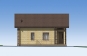 Проект одноэтажного дома с мансардой и террасой Rg5498z (Зеркальная версия) Фасад1