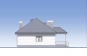Проект индивидуального одноэтажного жилого дома с террасой Rg5510z (Зеркальная версия) Фасад4