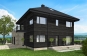 Проект двухэтажного жилого дома с гаражом и террасами Rg5511z (Зеркальная версия) Вид2