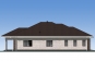Проект одноэтажного дома с террасой и гаражом Rg5516 Фасад4