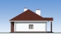 Проект одноэтажного дома с террасой Rg5527z (Зеркальная версия) Фасад4