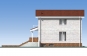 Проект двухэтажного дома с подвалом и гаражом Rg5528 Фасад2