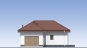 Проект одноэтажного дома с гаражом Rg5533z (Зеркальная версия) Фасад1