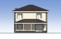 Проект индивидуального двухэтажного жилого дома с террасой Rg5538 Фасад3