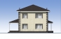 Проект индивидуального двухэтажного жилого дома с террасой Rg5538z (Зеркальная версия) Фасад4