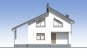Одноэтажный дом с мансардой и террасой Rg5539z (Зеркальная версия) Фасад1