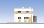 Двухэтажный жилой дом с подвалом, гаражом и террасами Rg5546z (Зеркальная версия) Фасад2