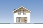 Проект одноэтажного дома с мансардой Rg5551 Фасад3