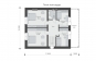 Одноэтажный дом с мансардой Rg5567z (Зеркальная версия) План4
