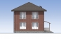 Двухэтажный жилой дом с мансардой и террасой Rg5572z (Зеркальная версия) Фасад2