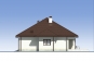 Проект одноэтажного дома с террасой и гаражом Rg5580 Фасад2