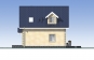 Проект одноэтажного дома с мансардой и террасой Rg5584z (Зеркальная версия) Фасад2