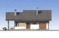 Проект одноэтажного дома с гаражом и террасой Rg5586z (Зеркальная версия) Фасад1