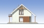 Одноэтажный дом с мансардой Rg5590z (Зеркальная версия) Фасад2