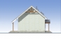 Одноэтажный дом с мансардой Rg5590z (Зеркальная версия) Фасад4