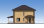 Проект двухэтажного дома с чердаком и террасой Rg5593z (Зеркальная версия) Фасад4