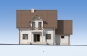 Проект одноэтажного дома с подвалом, мансардой, гаражом и террасой. Rg5594z (Зеркальная версия) Фасад3