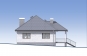 Одноэтажный жилой дом с террасой Rg5613z (Зеркальная версия) Фасад3
