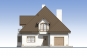 Одноэтажный дом с мансардой и террасой Rg5623 Фасад1