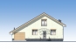 Одноэтажный дом с мансардой и гаражом Rg5640z (Зеркальная версия) Фасад1
