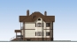 Проект двухэтажного дома с подвалом и гаражом Rg5652z (Зеркальная версия) Фасад4