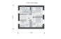 Одноэтажный дом с мансардой Rg5655z (Зеркальная версия) План4