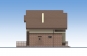 Индивидуальный жилой дом с мансардой, террасой и лоджией Rg5666z (Зеркальная версия) Фасад2